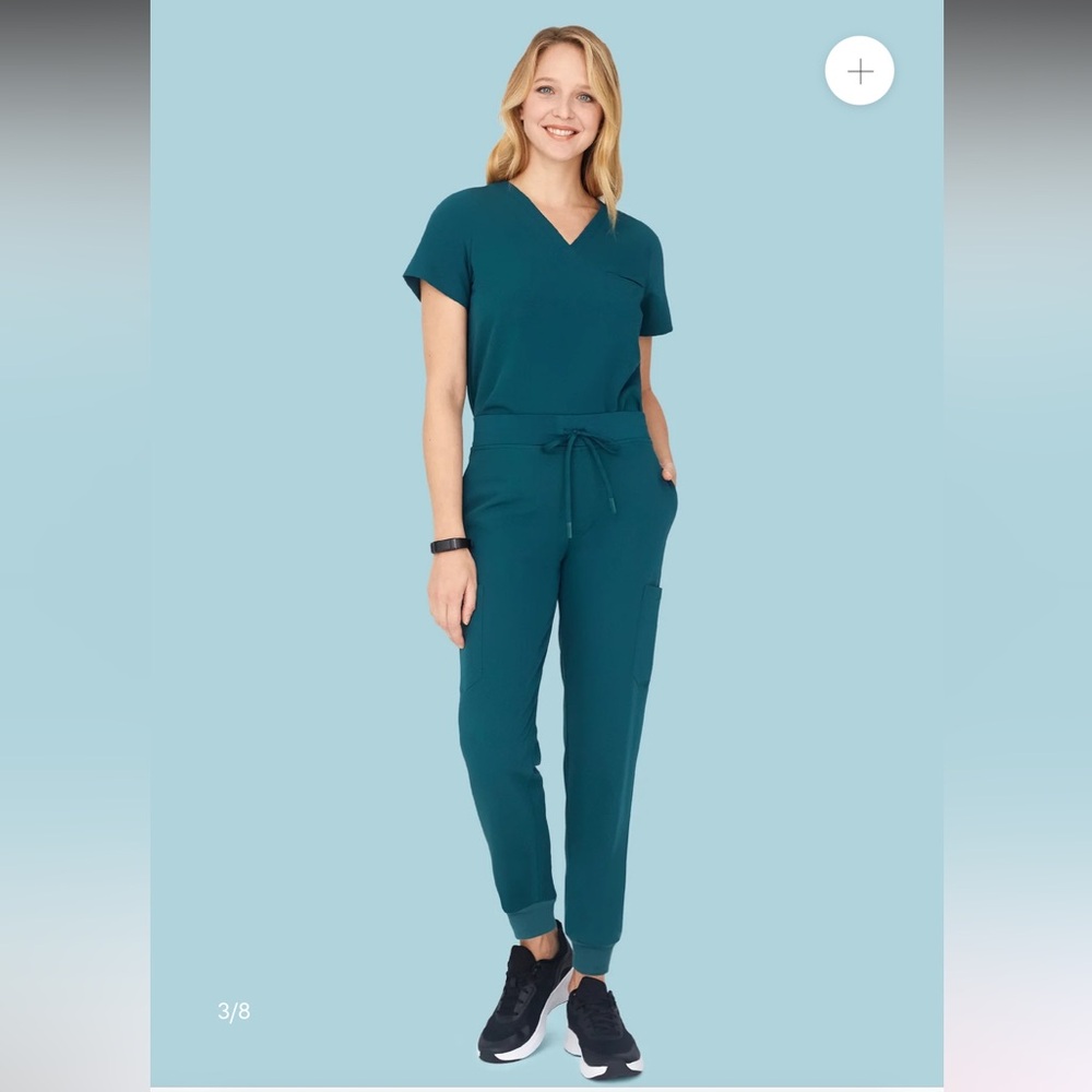 2 bundle sets of Mandala Scrubs Sz S for top & XS for bottoms